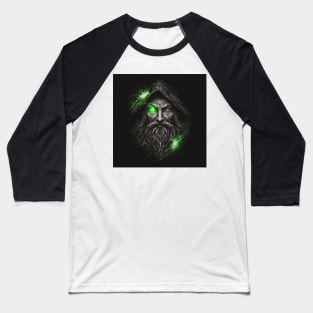 Green Wizard Baseball T-Shirt